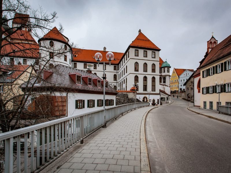 view of a road in fussen