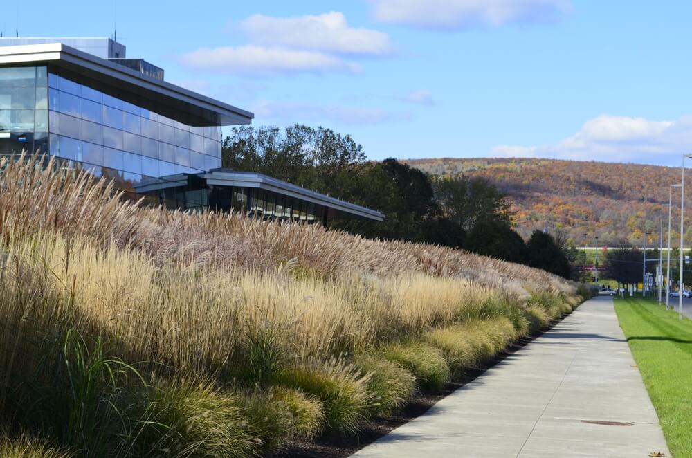 the charming town of corning, new york with a famous museum