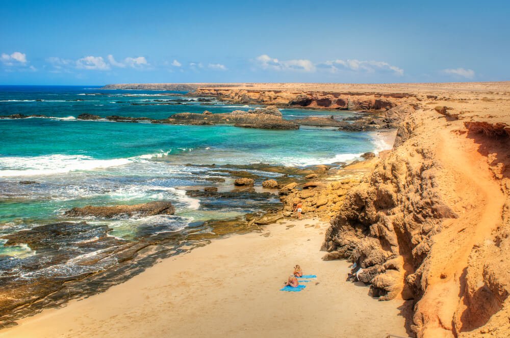 landscape of fuerteventura beaches