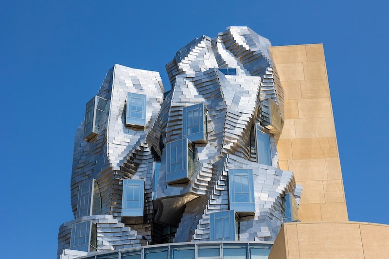 gehry architecture in luma building in arles