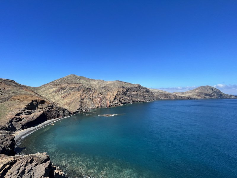 The gorgeous views at Ponta de Sao Lourenco on the sunny island of Madeira part of Portugal and a perfect winter escape in January in europe