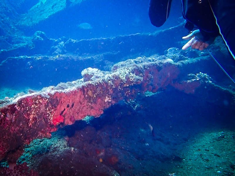 More interior of the shipwreck