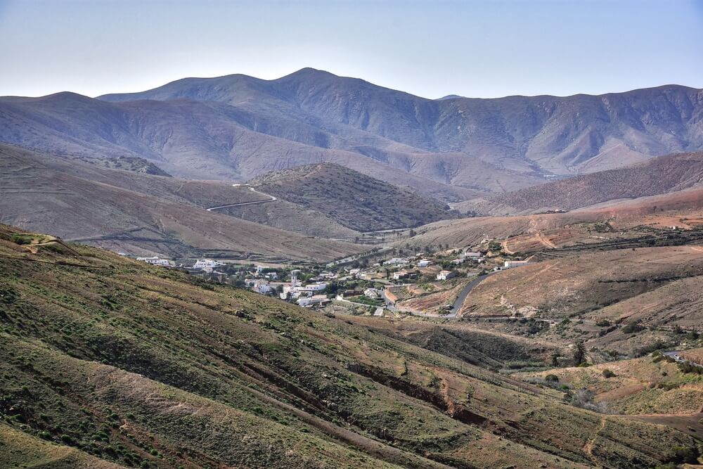 Fuerteventura landscape of Betancuria as seen on a hike