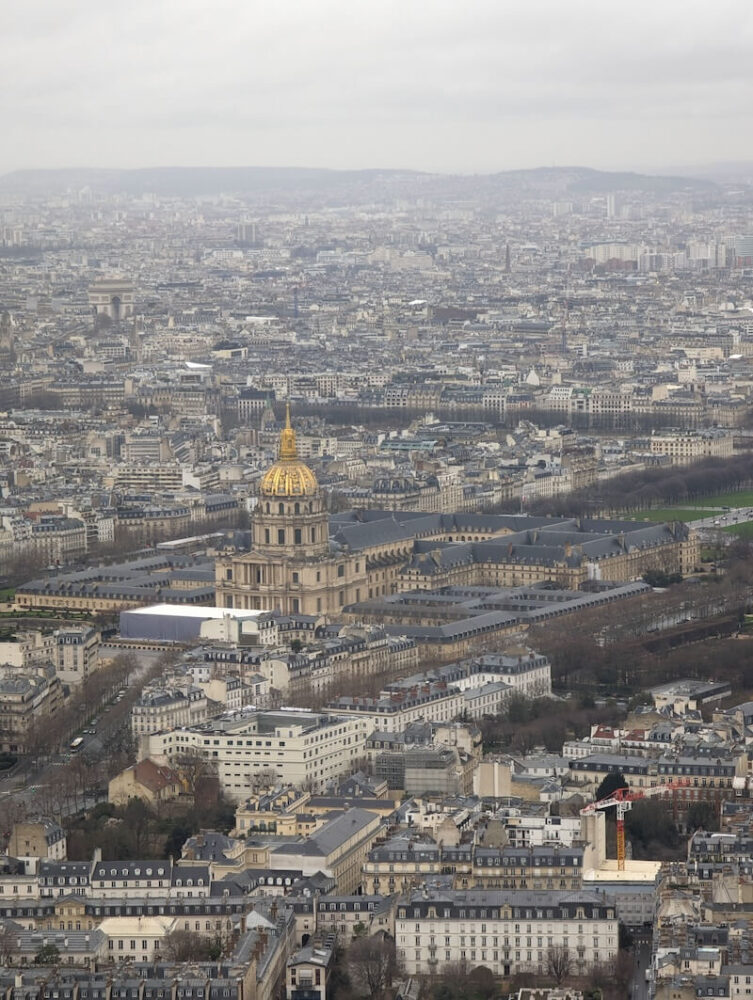 One of the views of from the top of Tour Montparnasse