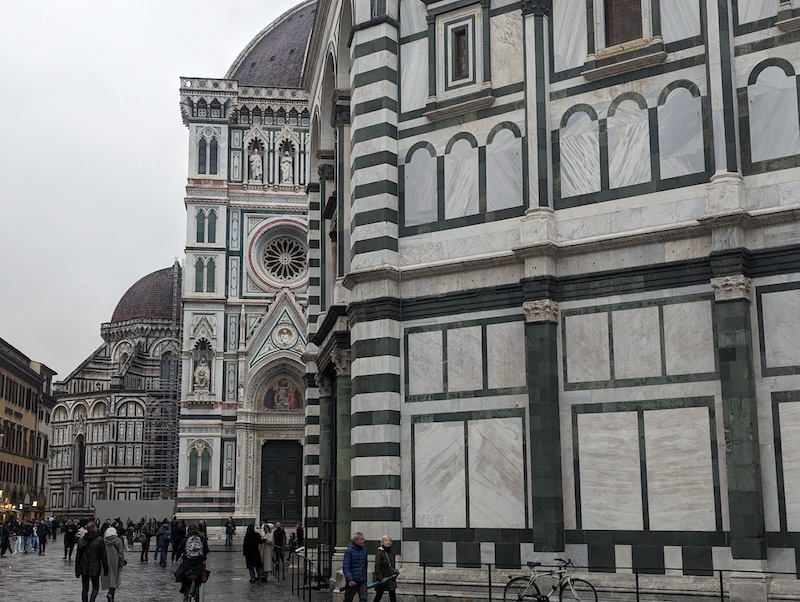 View of the Florence duomo complex