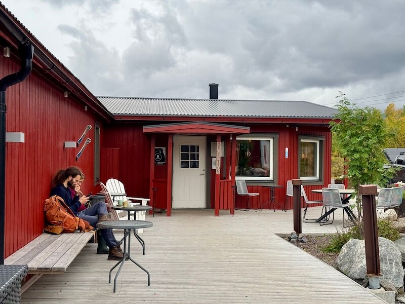 The exterior of Abisko Mountain Lodge