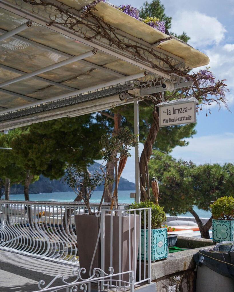 A bar that is not open for the off season