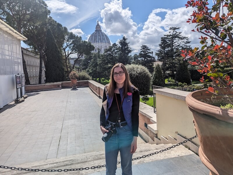 Allison Green on her trip to Rome and the Vatican in March 2024