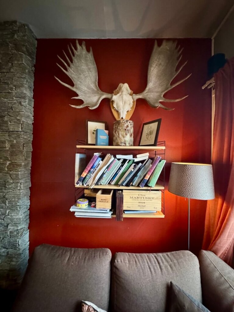 One of the interior views of detail at the Abisko Mountain Lodge