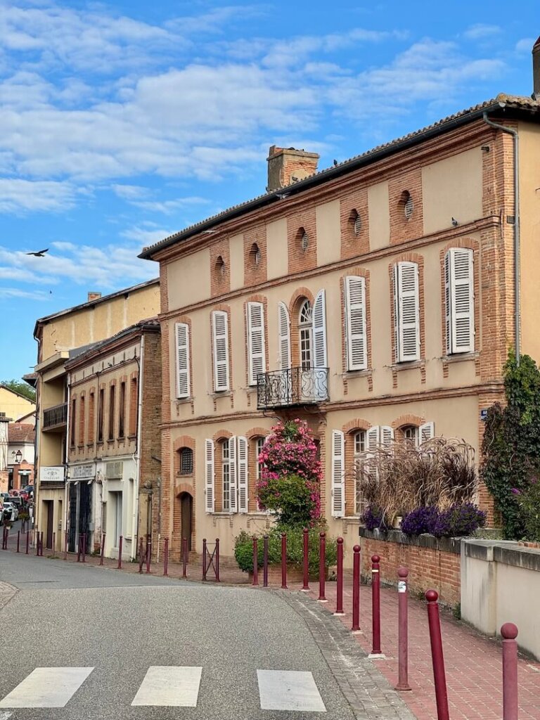 A street in the town of Samatan, France