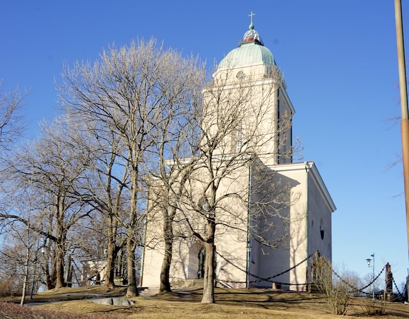 The church in Suomenlinna which also doubles as a lighthouse!