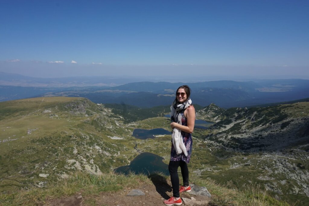 Allison Green smiling on the hike