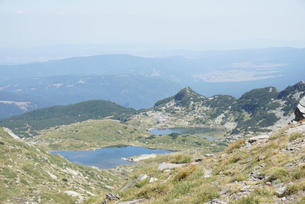 A few of the Rila Lakes from a beautiful vantage point