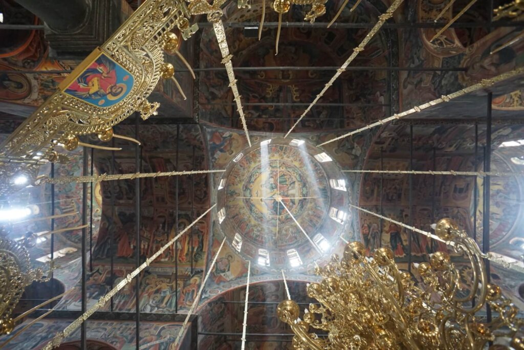 Interior of Rila Monastery