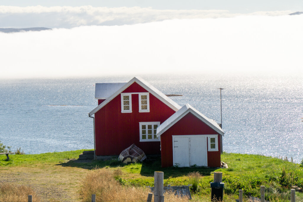 Views in the town of Holmavik