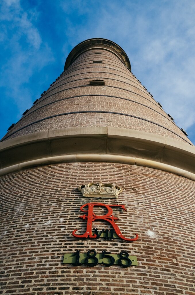 brickwork of the skagen lighthouse