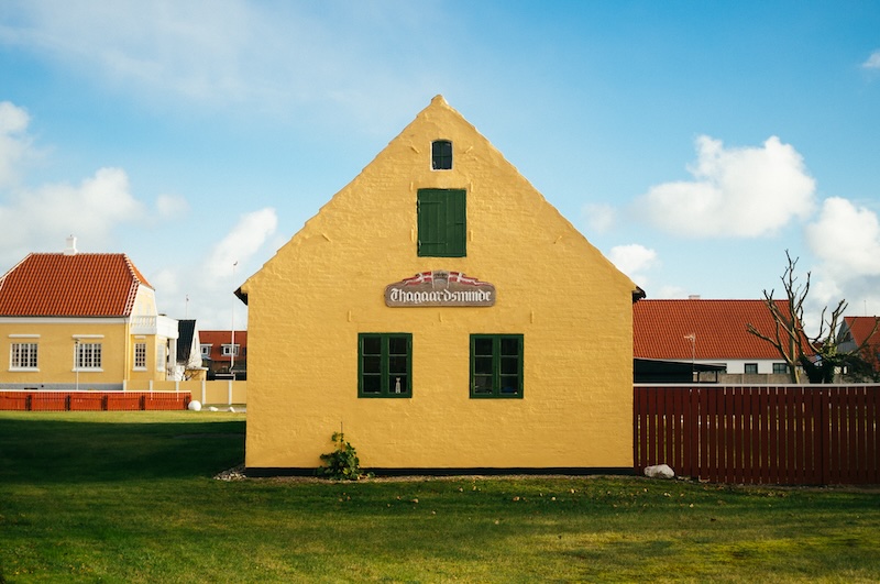 Yellow building in Skagen