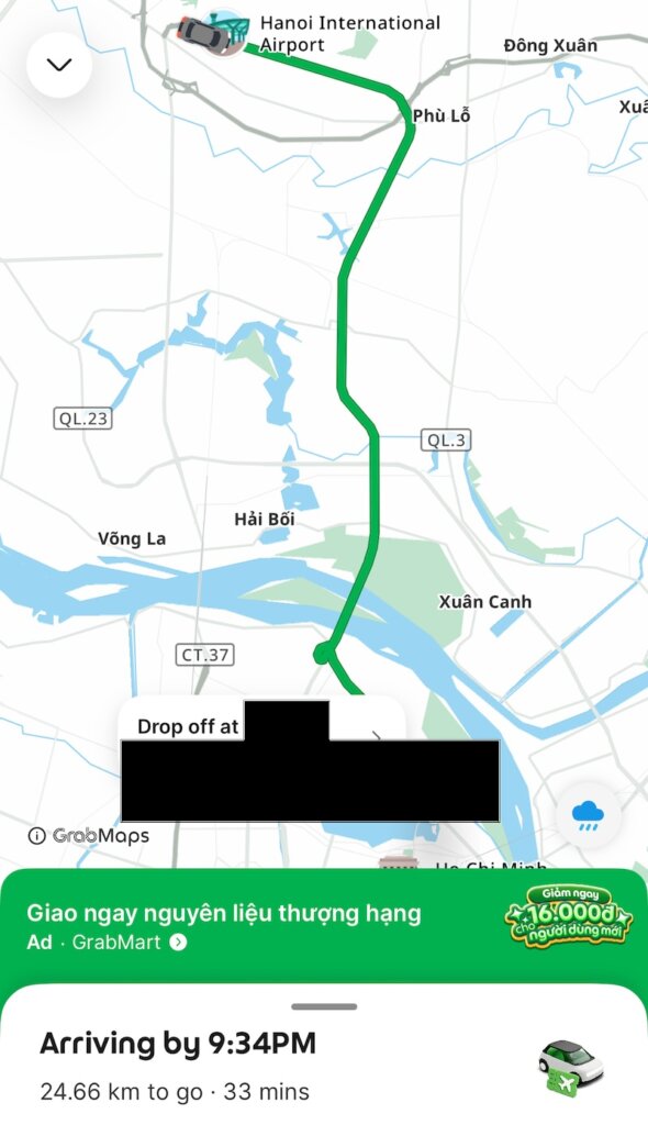 What the Grab app looks like