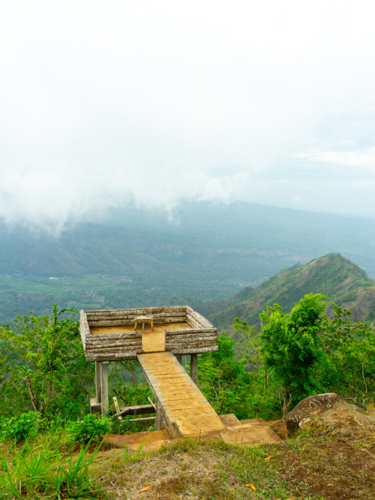 A viewpoint area in Lahangan Sweet