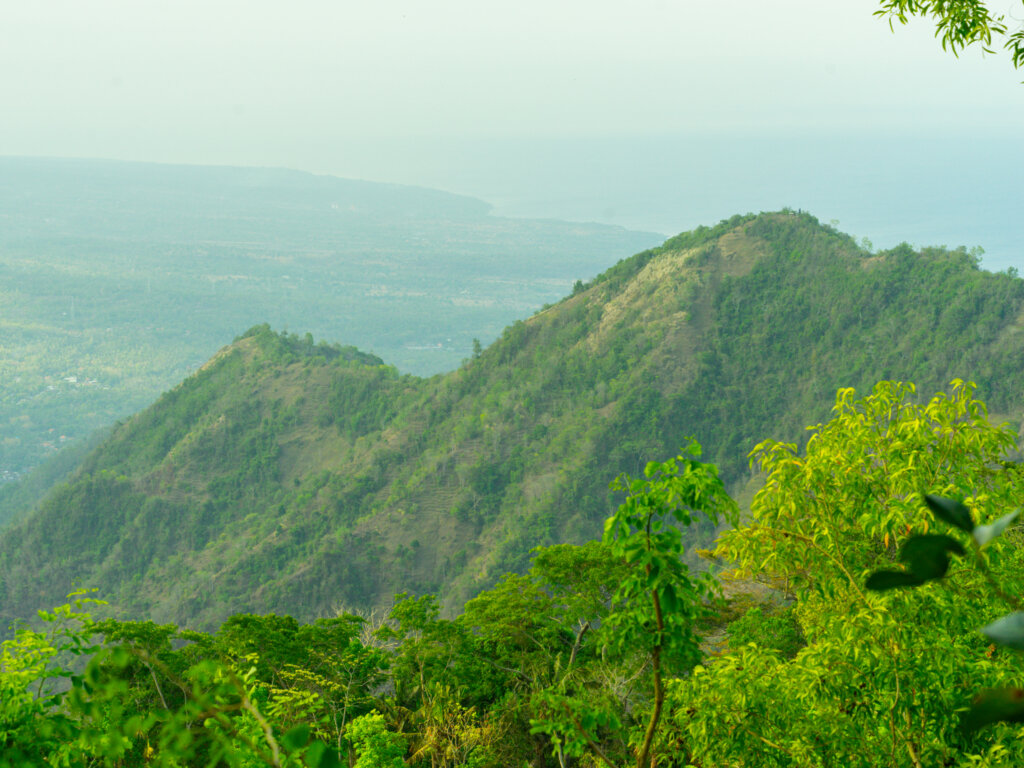 View of the hills around Lahangan Sweet