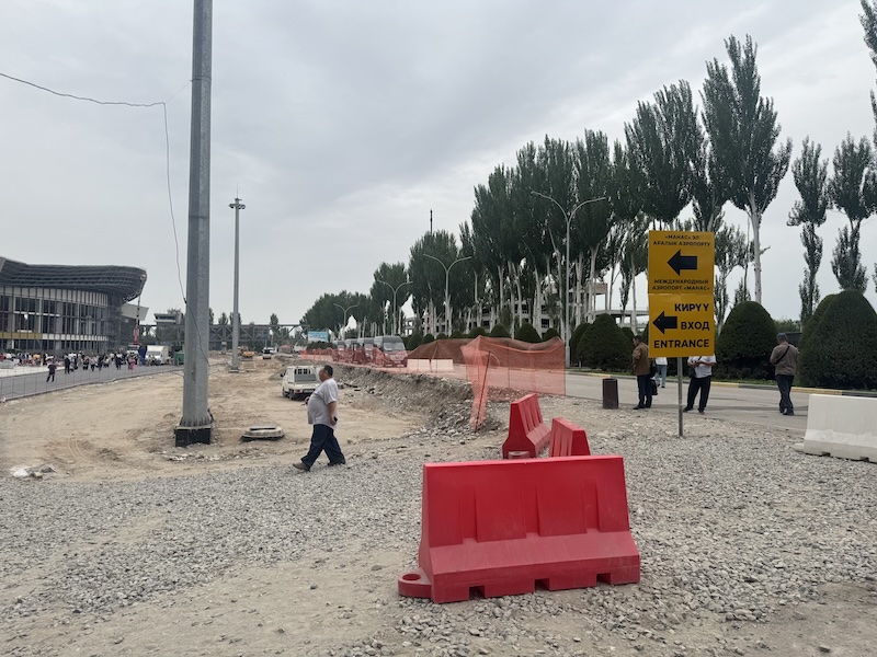 Bishkek construction area