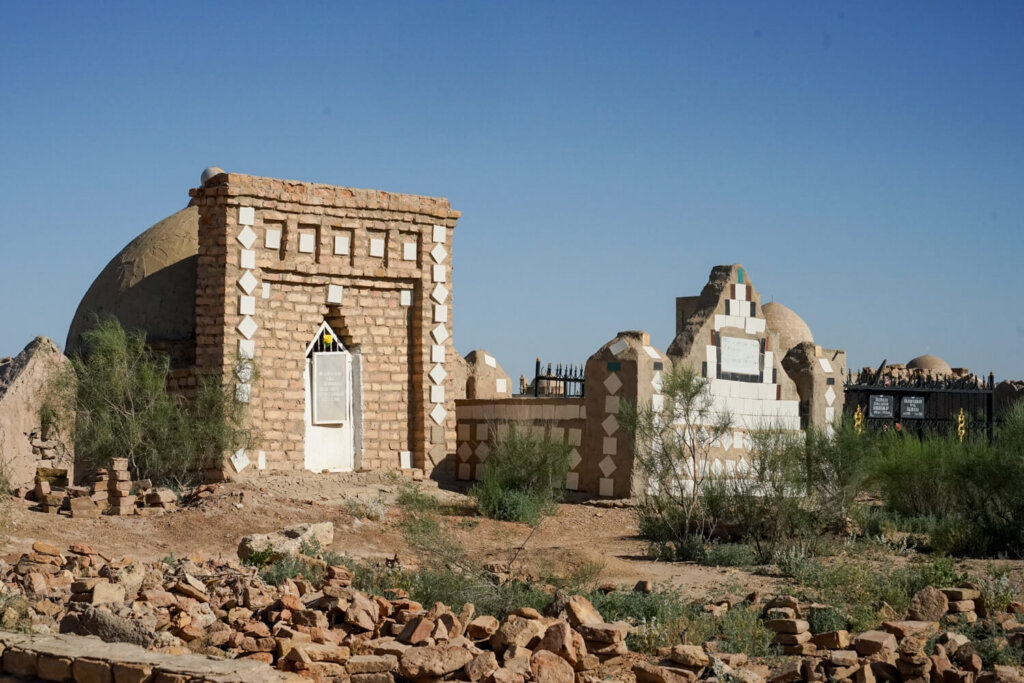 Mausoleum structures inside the Necropolis grounds