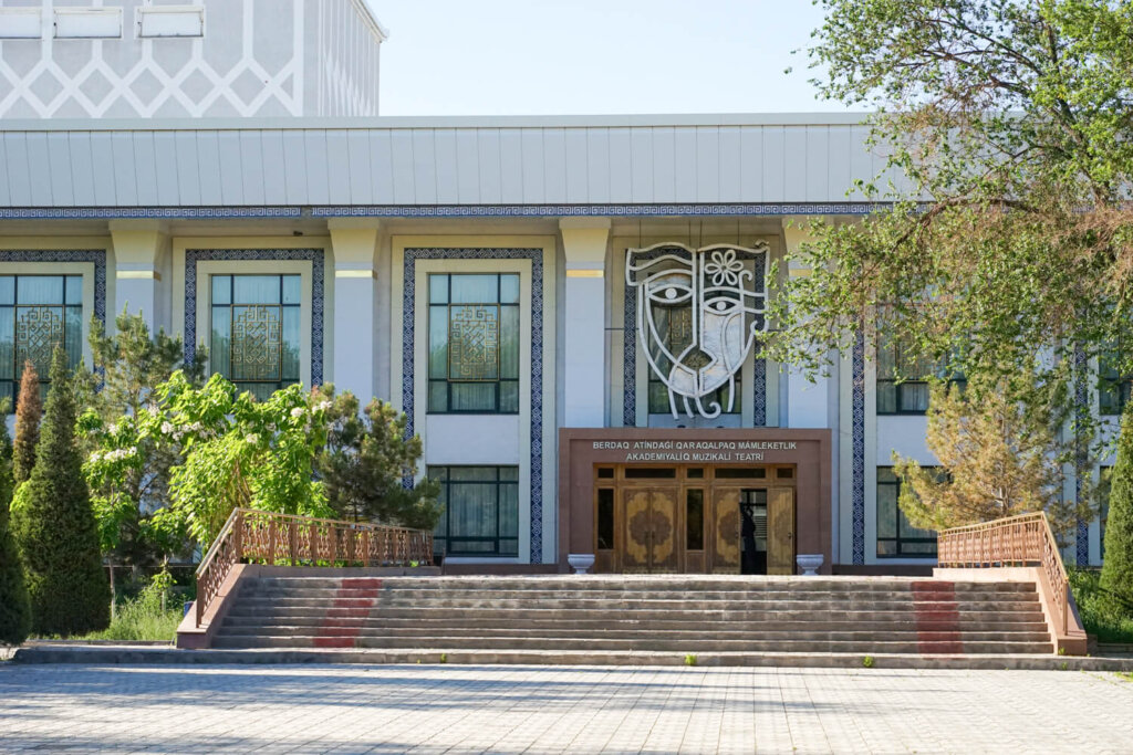 A sight in Nukus with unique architecture