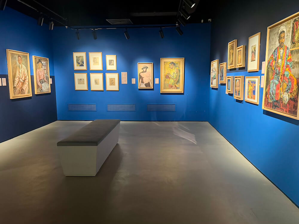 Avant-garde portraits that would have been banned under Soviet rule on display in the Karakalpak museum