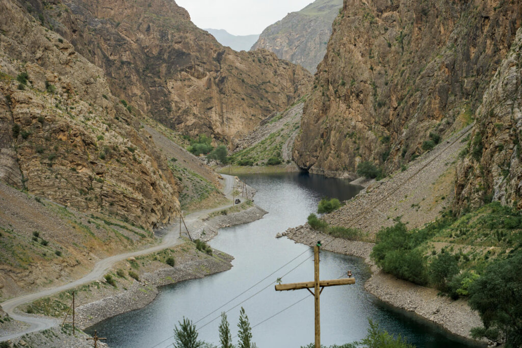 One of the many lakes in the seven lakes you'll see on the way to Hazorchima